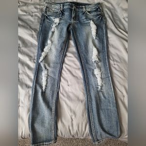 Low waisted premiere straight legged  jeans size 9/10